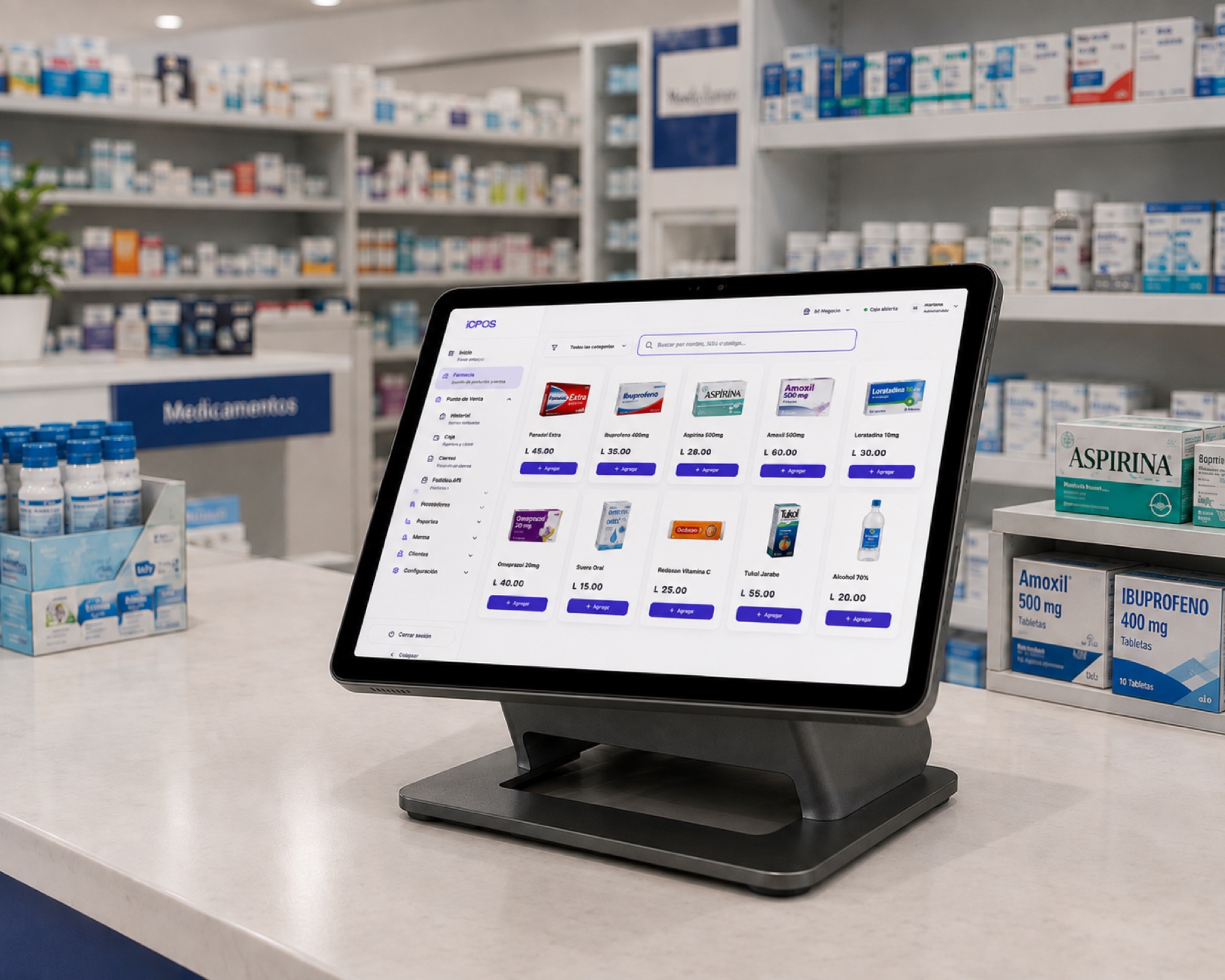 Falcon 2 — Farmacia