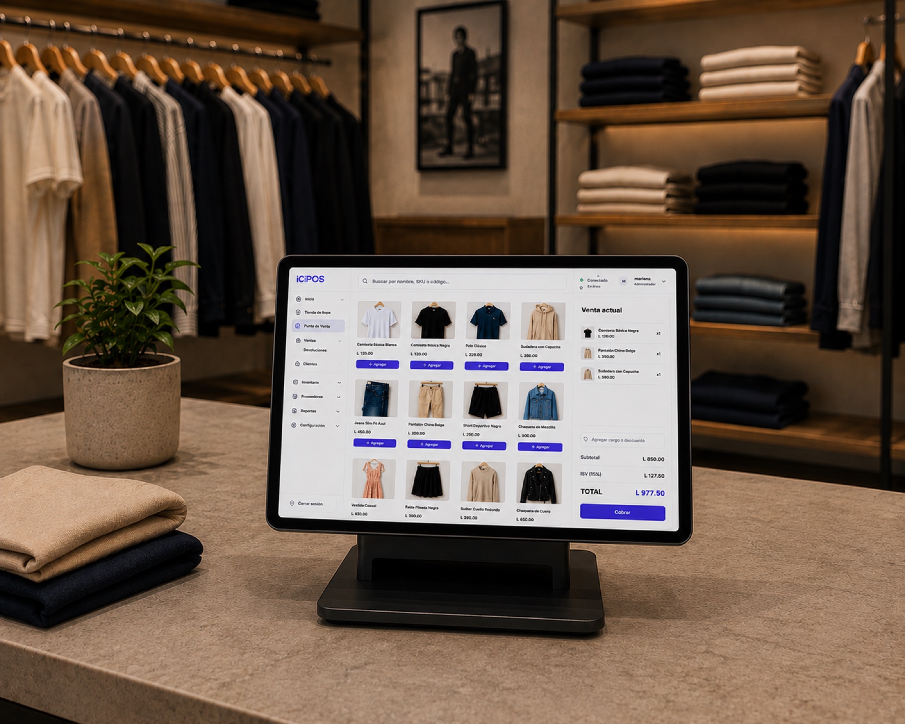 Falcon 2 — Tienda de ropa