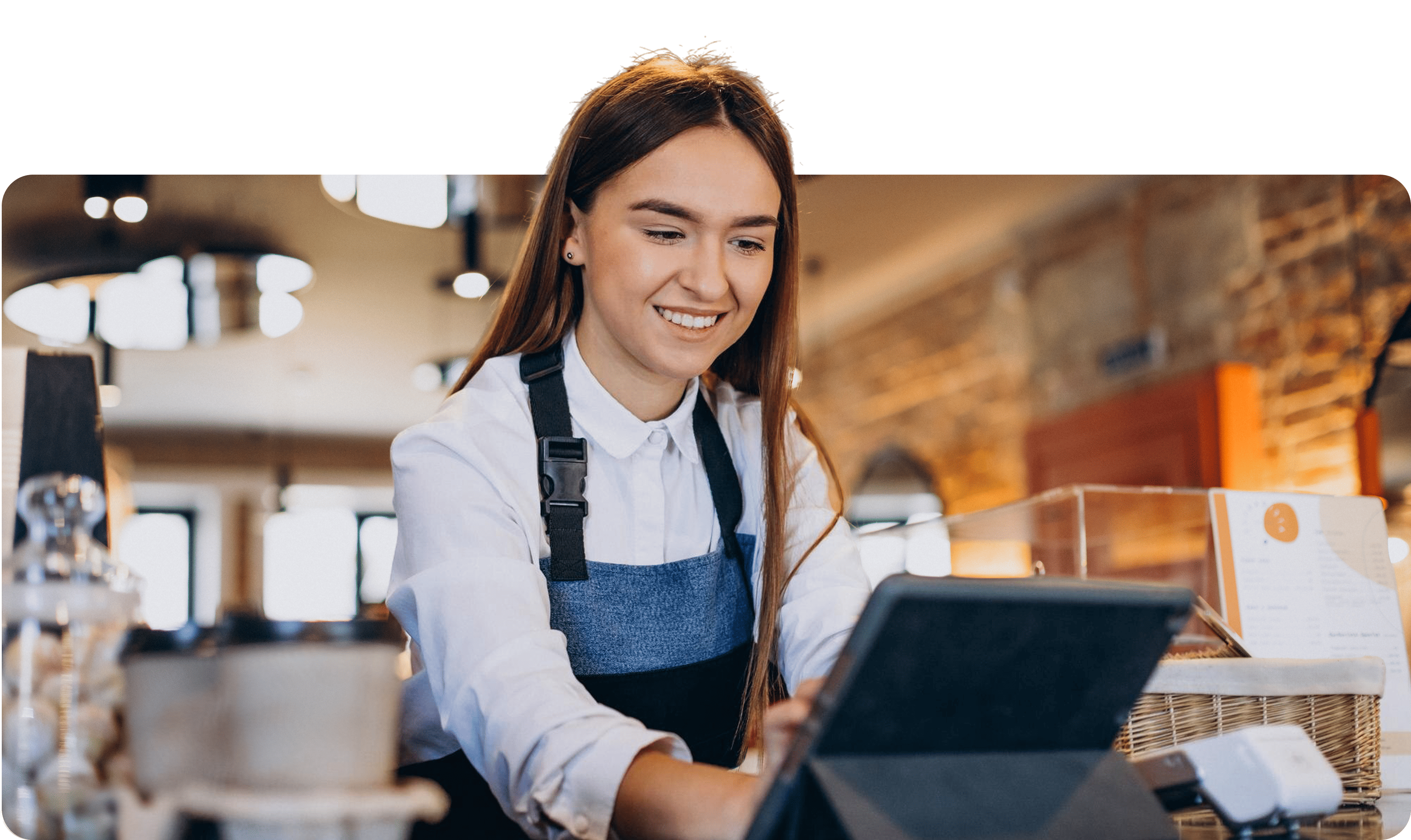 Persona usando iOPOS